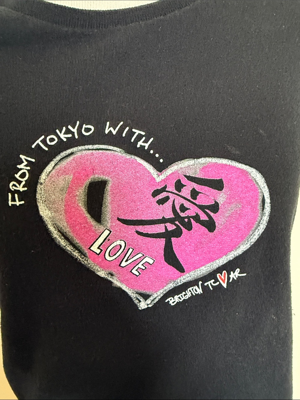 Brighton From Tokyo with Love T Shirt Heart Tom Clancy Aasha Ramdeen Collab Rare
